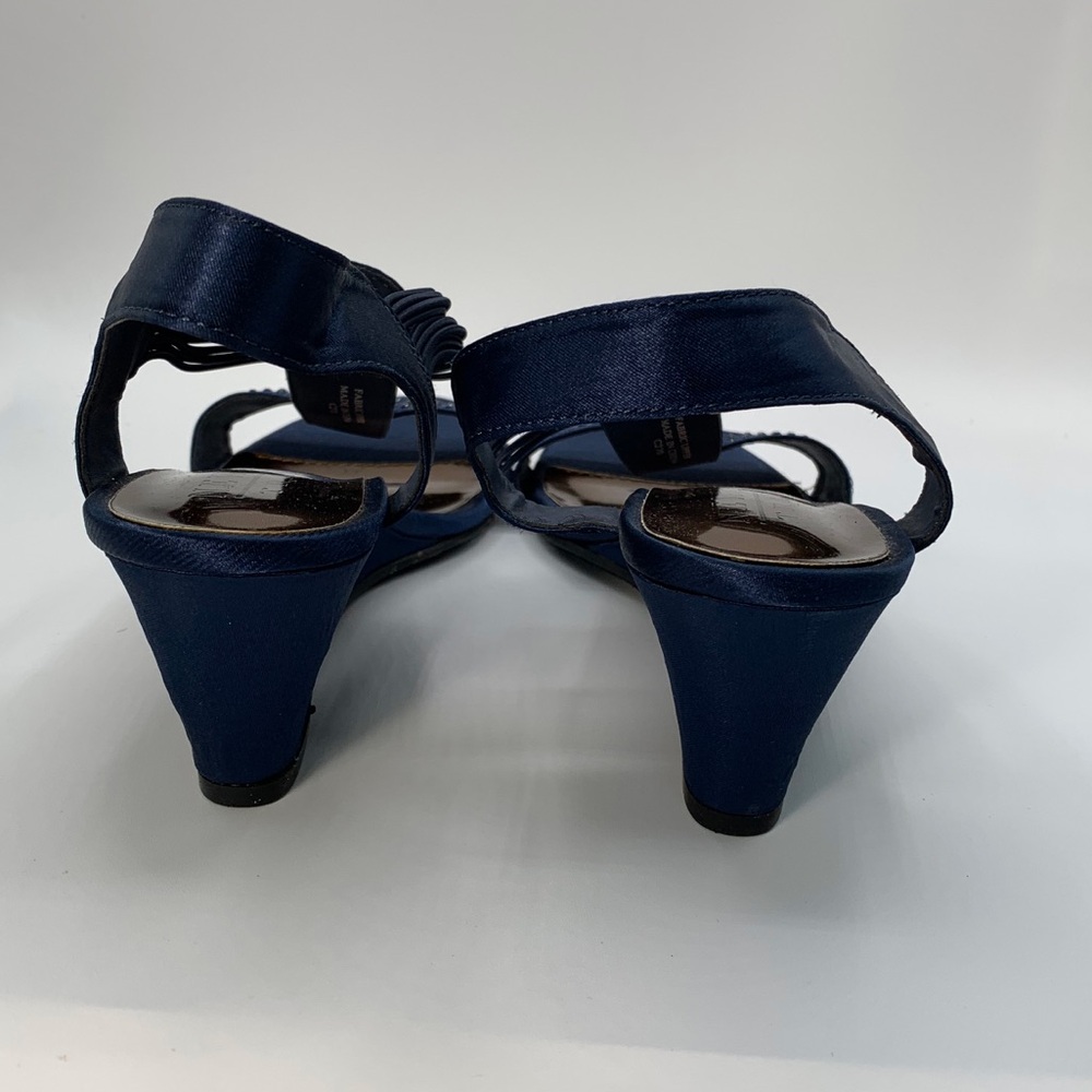 New York Transit, Blue, Size 6.5 Wedge Heel - Picture 4 of 7
